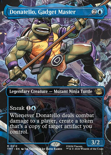Donatello, Gadget Master (TMT) (Foil) (Borderless) (#212)