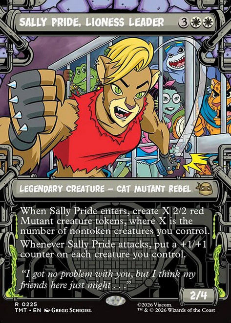 Sally Pride, Lioness Leader (TMT) (Foil) (Showcase) (#225)