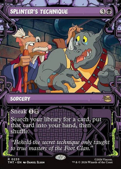 Splinter's Technique (TMT) (Showcase) (#233)