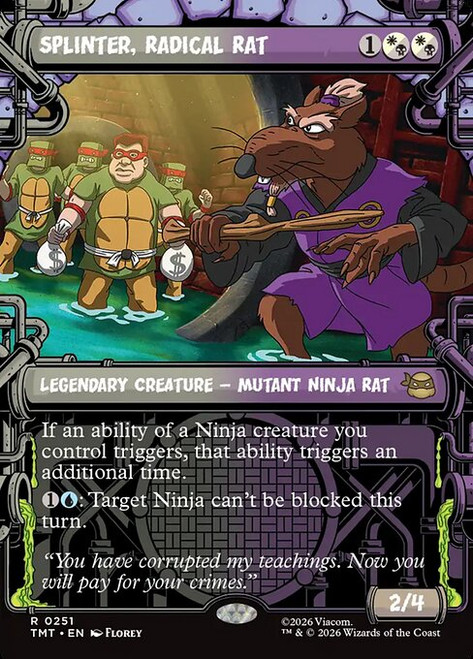 Splinter, Radical Rat (TMT) (Showcase) (#251)