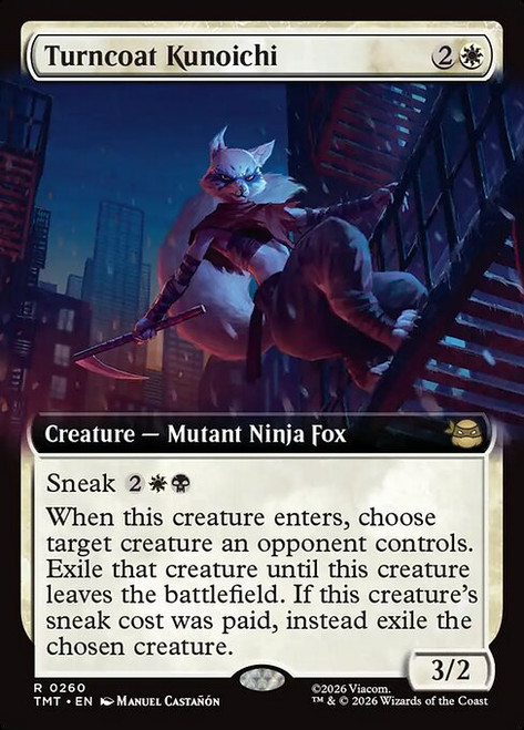 Turncoat Kunoichi (TMT) (Foil) (Extended Art) (#260)
