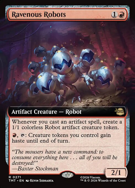 Ravenous Robots (TMT) (Foil) (Extended Art) (#271)