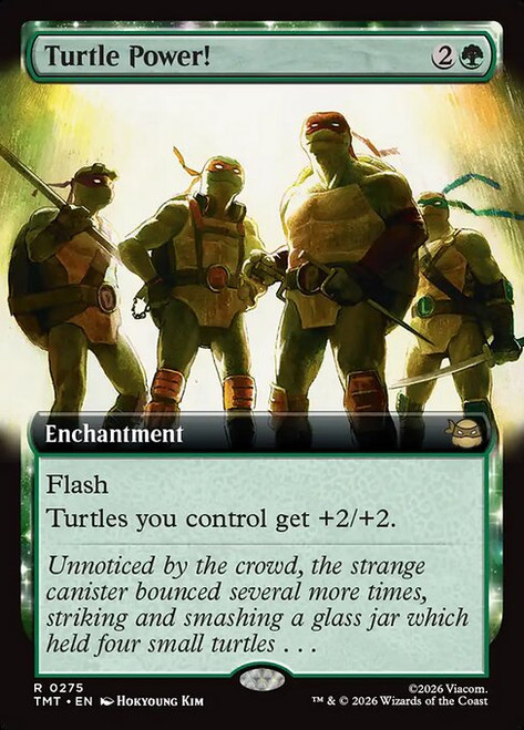Turtle Power! (TMT) (Foil) (Extended Art) (#275)