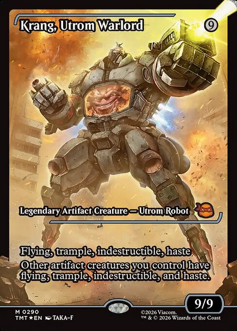 Krang, Utrom Warlord (TMT) (Foil) (Showcase) (#290)