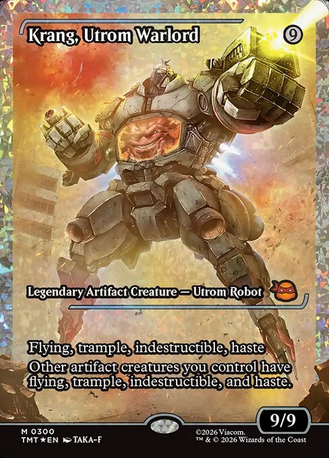 Krang, Utrom Warlord (TMT) (Fracture Foil) (Showcase) (#300)