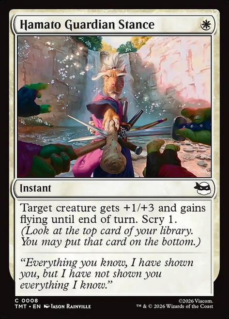 Hamato Guardian Stance (TMT) (Foil) (#8)
