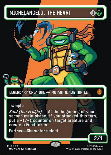 Michelangelo, the Heart (TMC) (SurgeFoil) (Showcase) (#92)