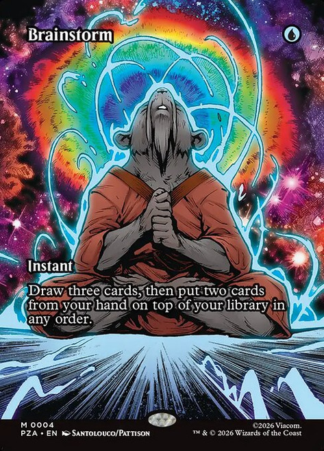 Brainstorm (PZA) (Foil) (Borderless) (#4)