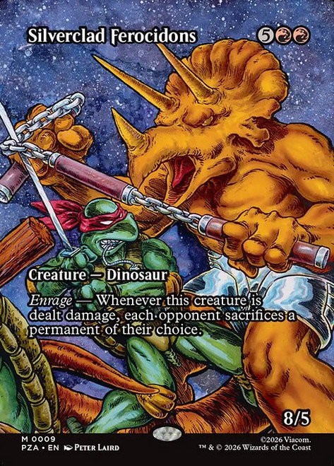 Silverclad Ferocidons (PZA) (Foil) (Borderless) (#9)