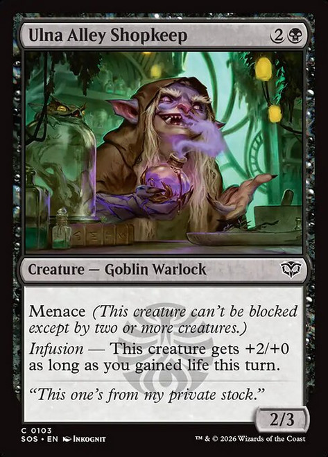 Ulna Alley Shopkeep (SOS) (Foil) (#103)