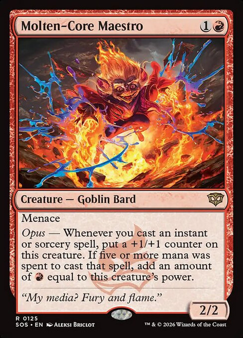 Molten-Core Maestro (SOS) (Foil) (#125)
