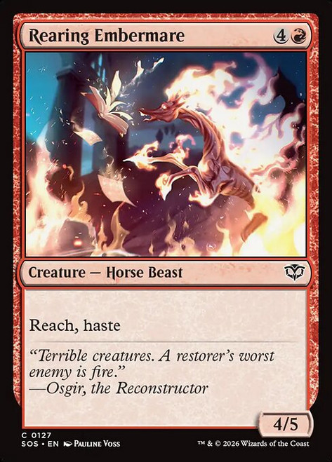 Rearing Embermare (SOS) (Foil) (#127)