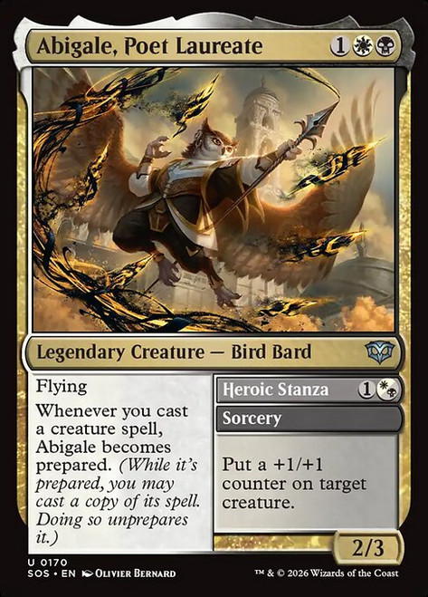 Abigale, Poet Laureate // Heroic Stanza (SOS) (Foil) (#170)