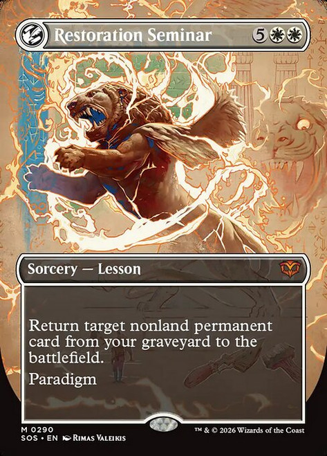 Restoration Seminar (SOS) (Foil) (Borderless) (#290)