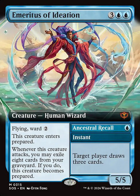 Emeritus of Ideation // Ancestral Recall (SOS) (Extended Art) (#315)