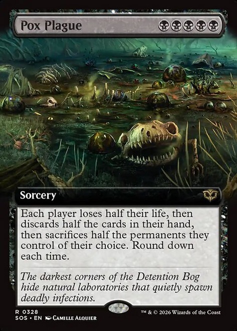 Pox Plague (SOS) (Foil) (Extended Art) (#328)
