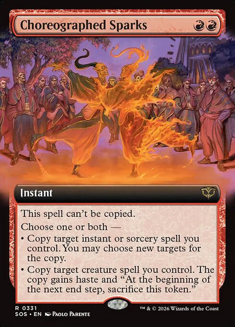 Choreographed Sparks (SOS) (Extended Art) (#331)