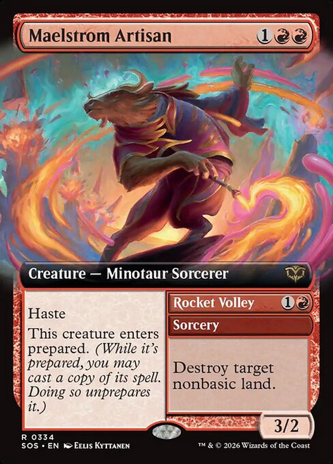 Maelstrom Artisan // Rocket Volley (SOS) (Extended Art) (#334)