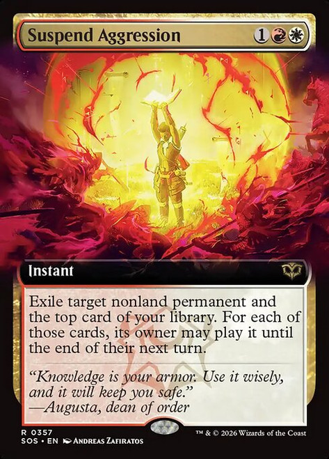 Suspend Aggression (SOS) (Extended Art) (#357)