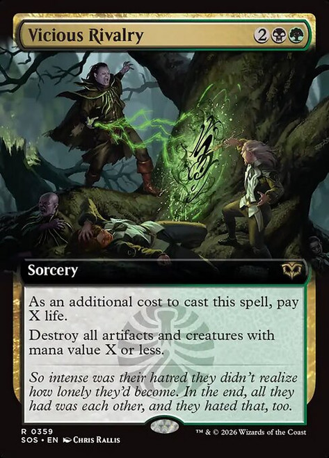 Vicious Rivalry (SOS) (Foil) (Extended Art) (#359)