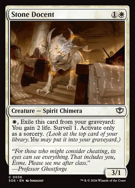 Stone Docent (SOS) (Foil) (#36)
