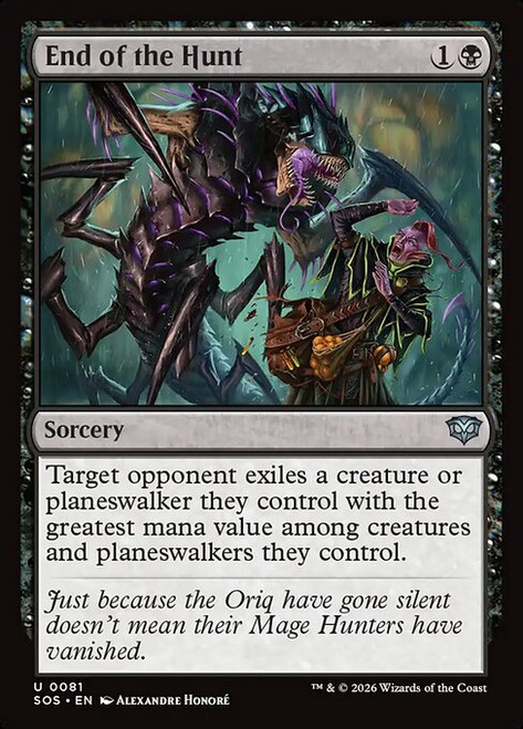 End of the Hunt (SOS) (Foil) (#81)