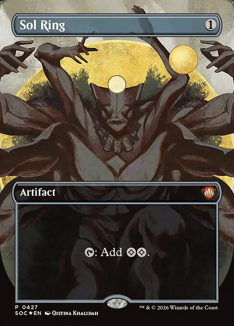 Sol Ring (SOC) (Foil) (Borderless) (#427)