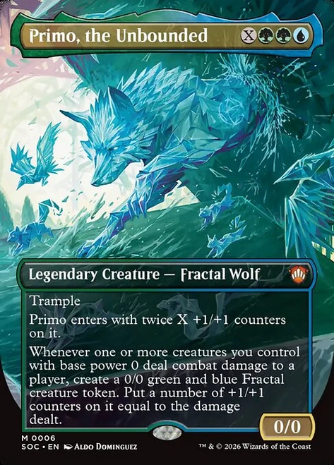 Primo, the Unbounded (SOC) (Foil) (Borderless) (#6)