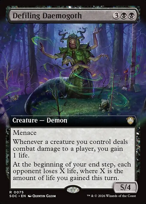 Defiling Daemogoth (SOC) (Extended Art) (#75)