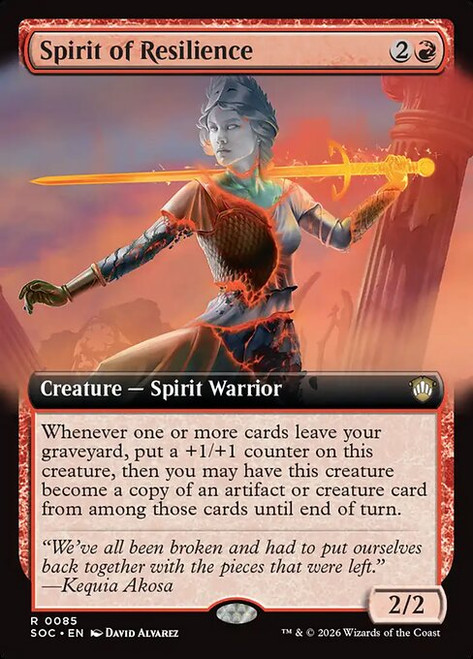 Spirit of Resilience (SOC) (Extended Art) (#85)