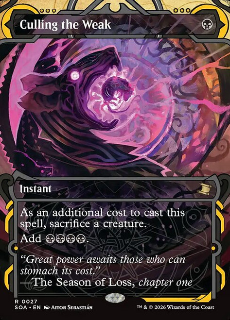 Culling the Weak (SOA) (Foil) (Borderless) (#27)