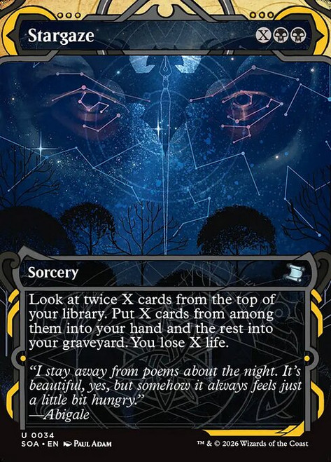 Stargaze (SOA) (Foil) (Borderless) (#34)