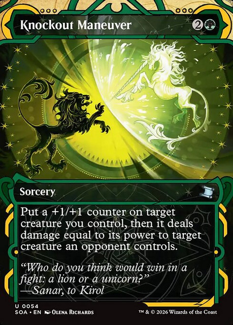 Knockout Maneuver (SOA) (Foil) (Borderless) (#54)