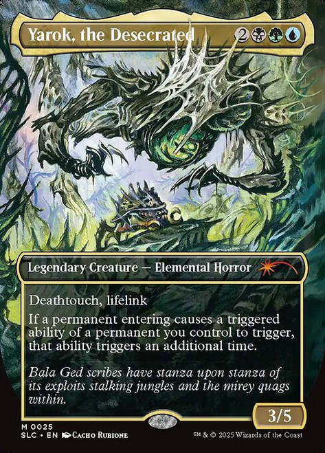 Yarok, the Desecrated (SLC) (Borderless) (#25)