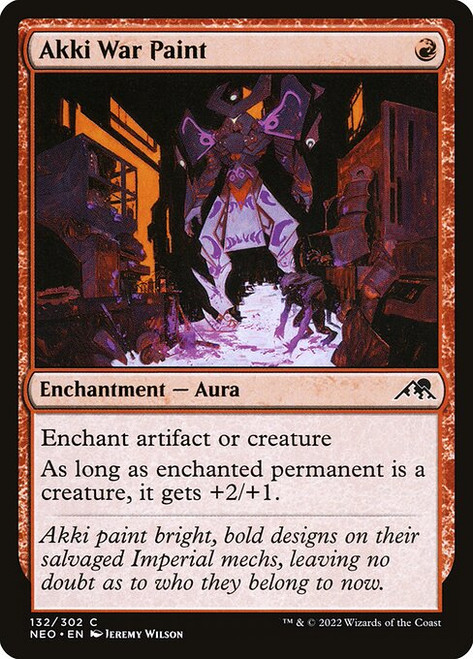Akki War Paint (NEO) (Foil) (#132)