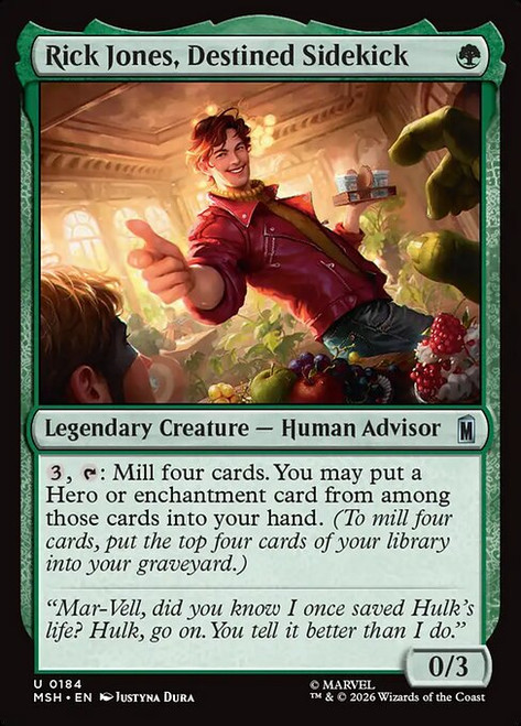 Rick Jones, Destined Sidekick (MSH) (Foil) (#184)