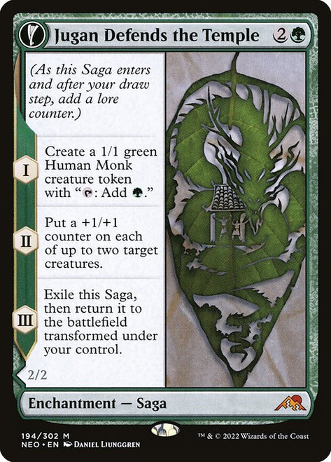Jugan Defends the Temple // Remnant of the Rising Star (NEO) (Foil) (#194)