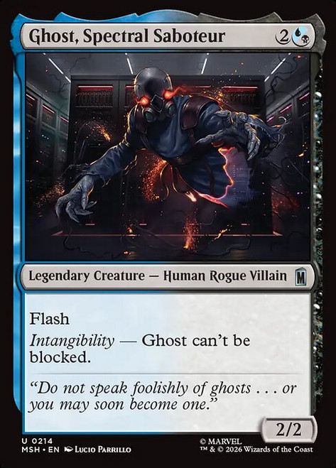 Ghost, Spectral Saboteur (MSH) (Foil) (#214)