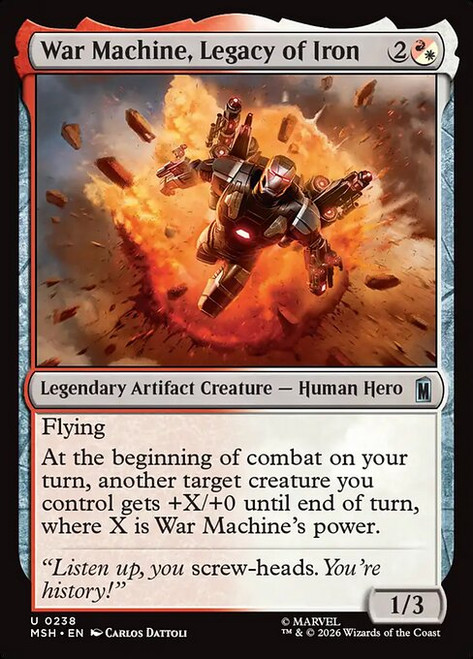 War Machine, Legacy of Iron (MSH) (Foil) (#238)