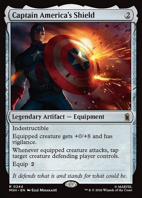 Captain America's Shield (MSH) (Foil) (#244)