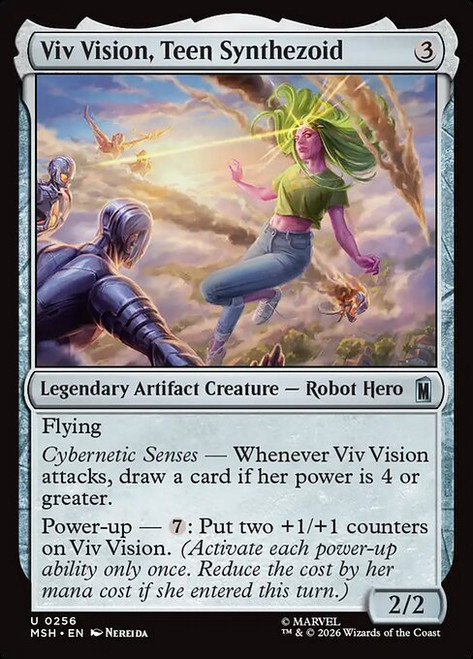 Viv Vision, Teen Synthezoid (MSH) (Foil) (#256)