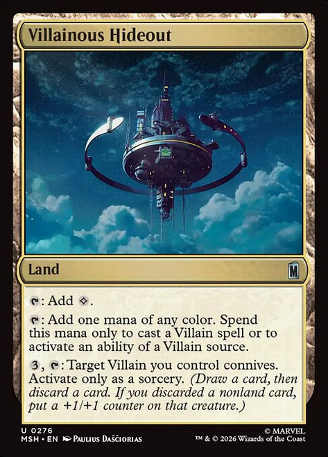 Villainous Hideout (MSH) (Foil) (#276)
