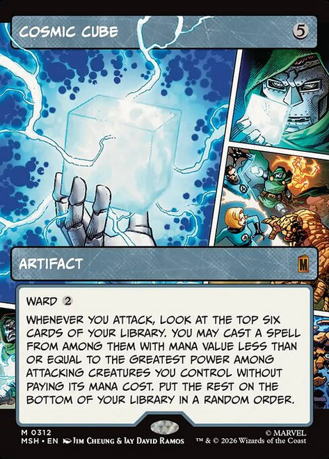 Cosmic Cube (MSH) (Foil) (Borderless) (#312)