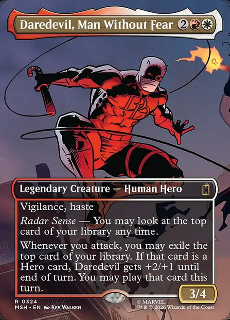 Daredevil, Man Without Fear (MSH) (Borderless) (#324)