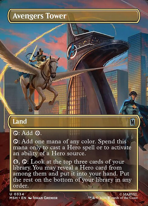 Avengers Tower (MSH) (Foil) (Borderless) (#334)