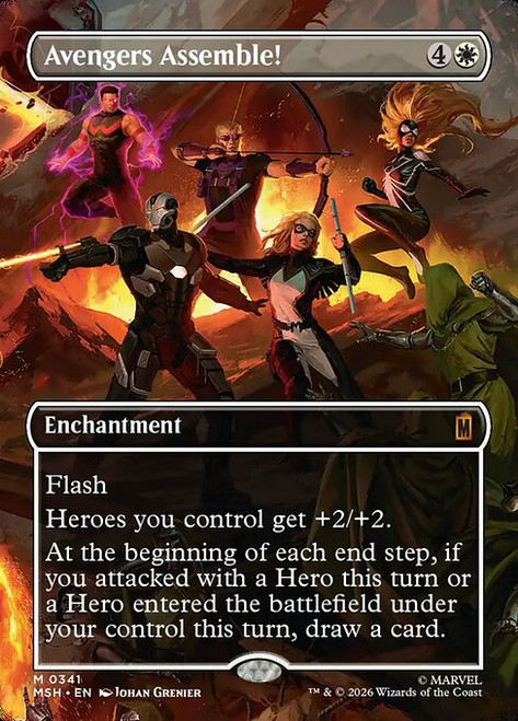 Avengers Assemble! (MSH) (Foil) (Borderless) (#341)