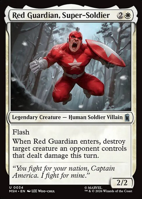 Red Guardian, Super-Soldier (MSH) (#34)