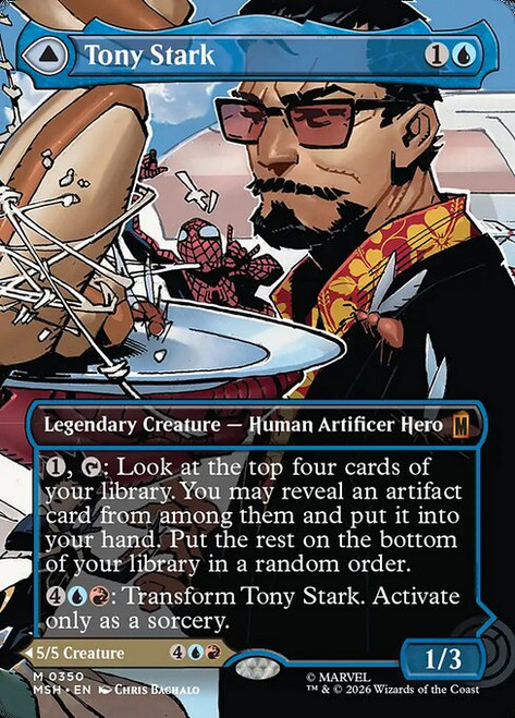 Tony Stark // The Invincible Iron Man (MSH) (Borderless) (#350)