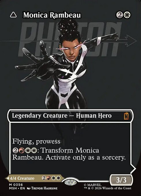 Monica Rambeau // Photon, Living Light (MSH) (Foil) (Borderless) (#356)