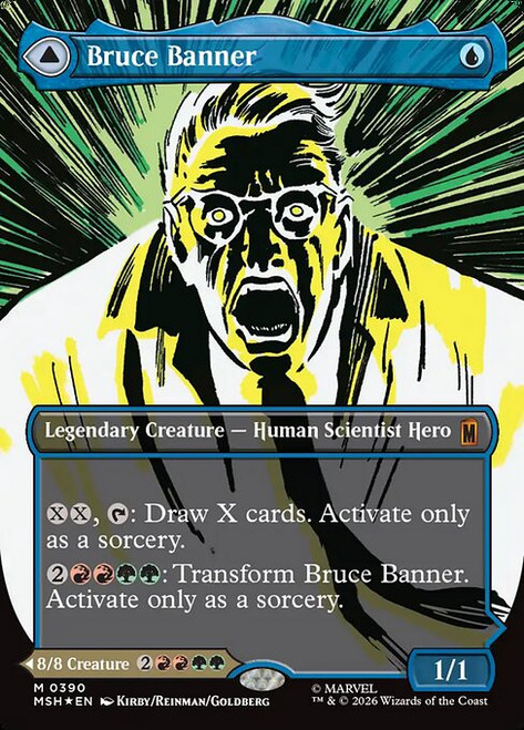 Bruce Banner // The Incredible Hulk (MSH) (Borderless) (#390)